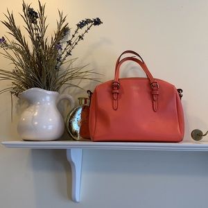 Coach Peyton coral spring crossbody bag